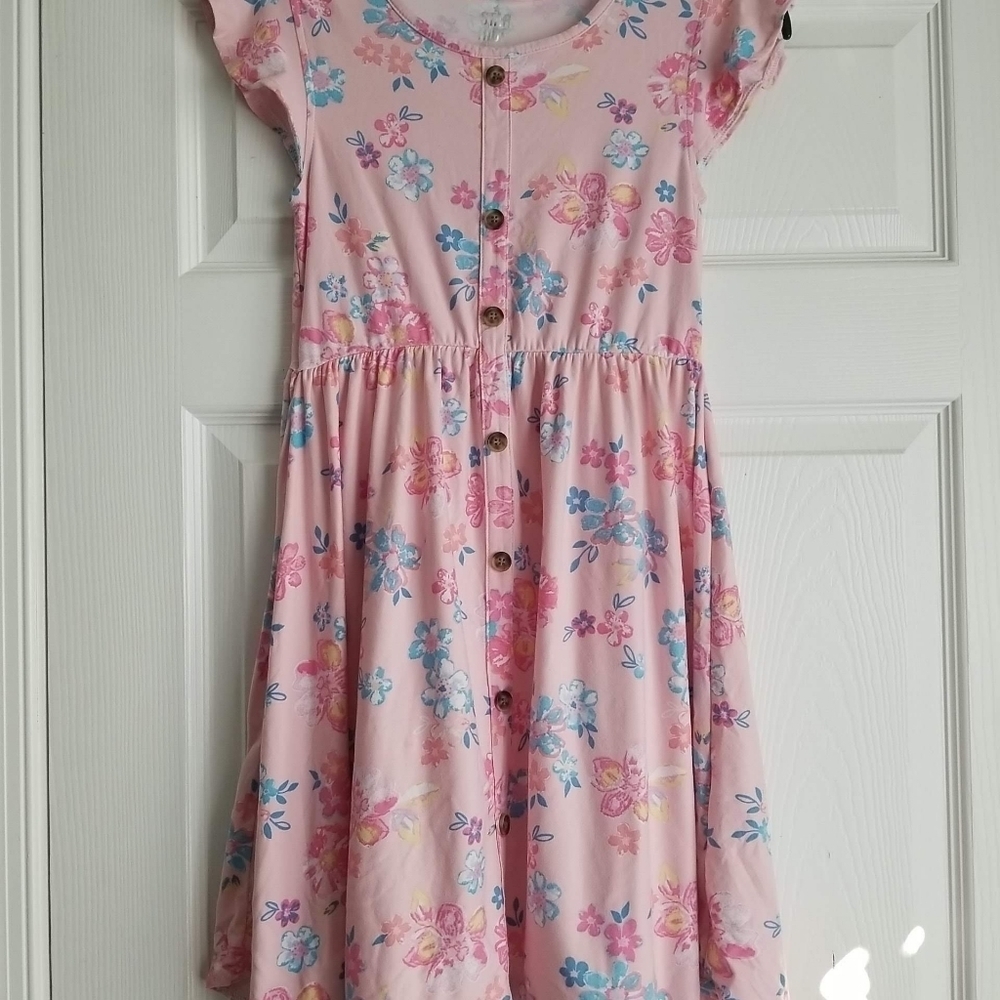 Star Ride Girl's Floral Dress